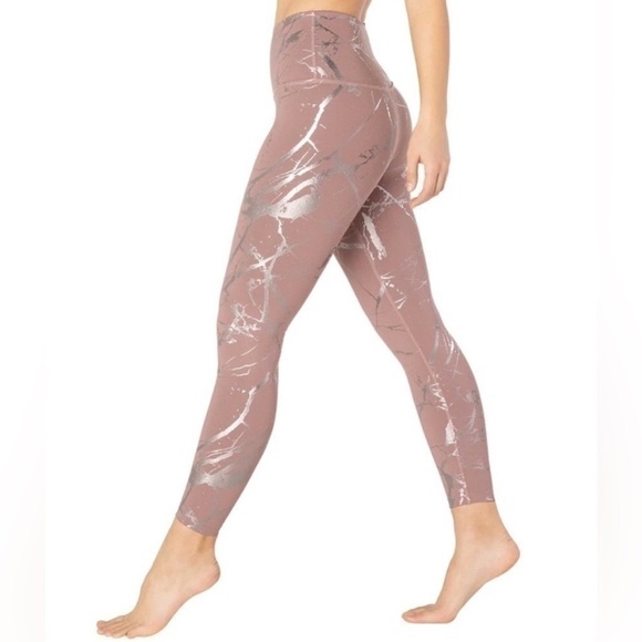 Beyond Yoga Pants - Beyond Yoga Lost Your Marbles High Waisted 7/8 Yoga Leggings, Small